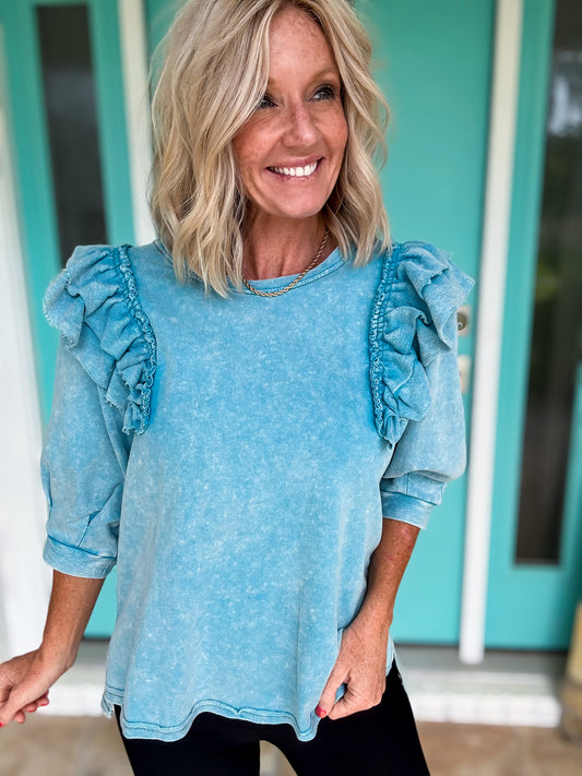 Statement Making Mineral Wash Top