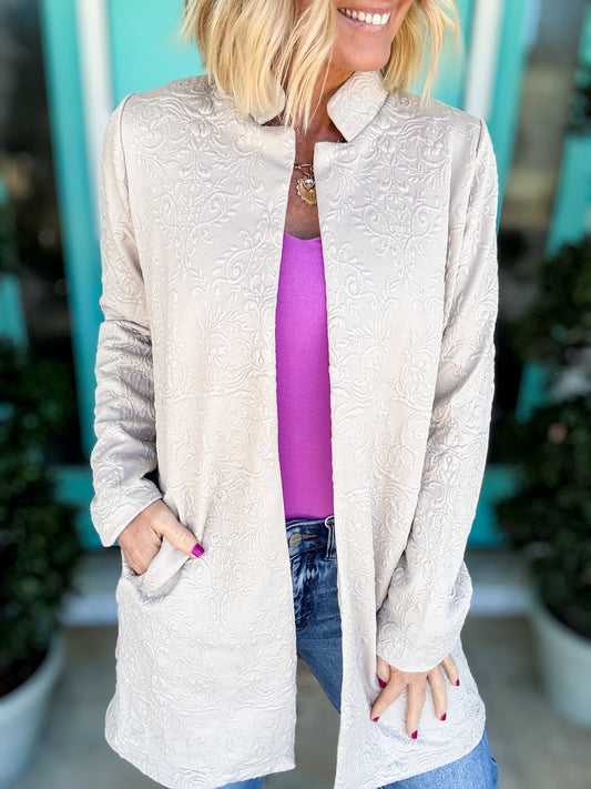 Timeless Chic Midi Coat *Oatmeal*