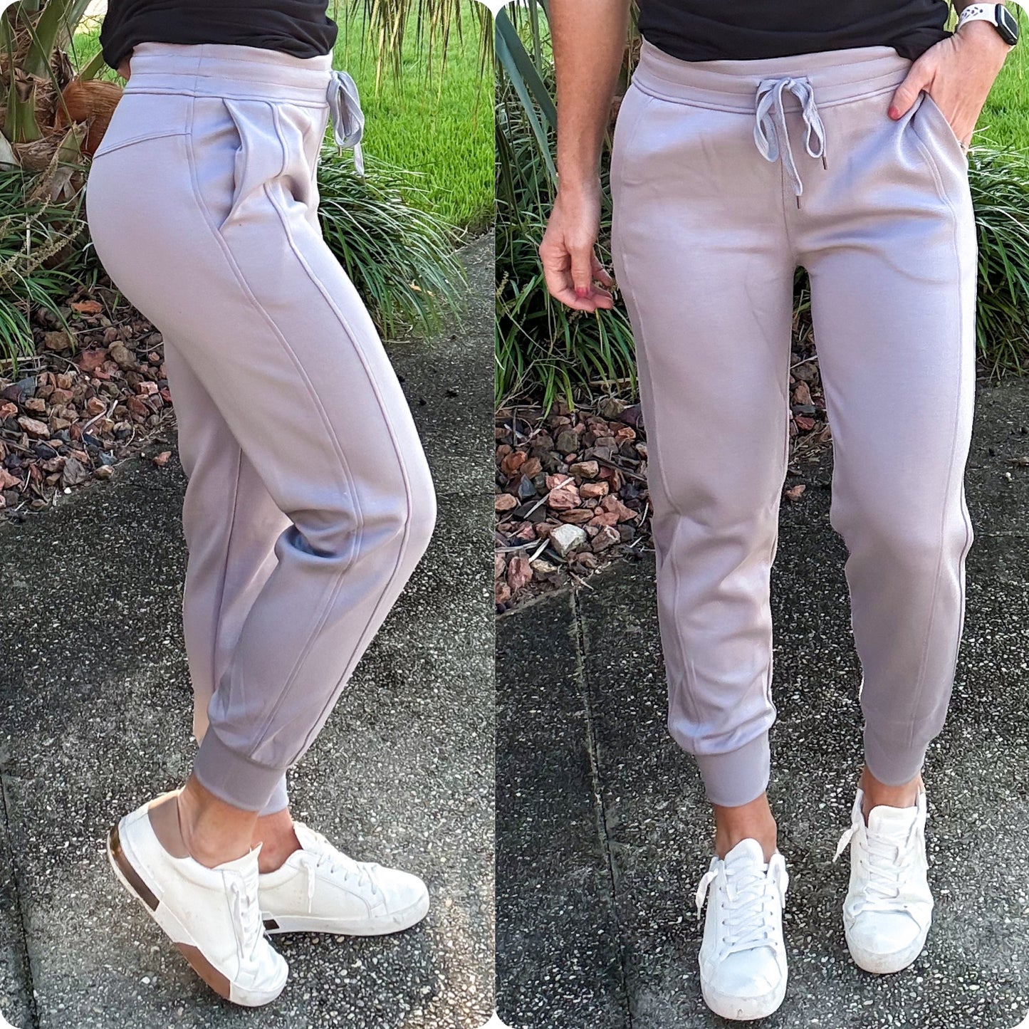 Luxurious Scuba Joggers -- Gray