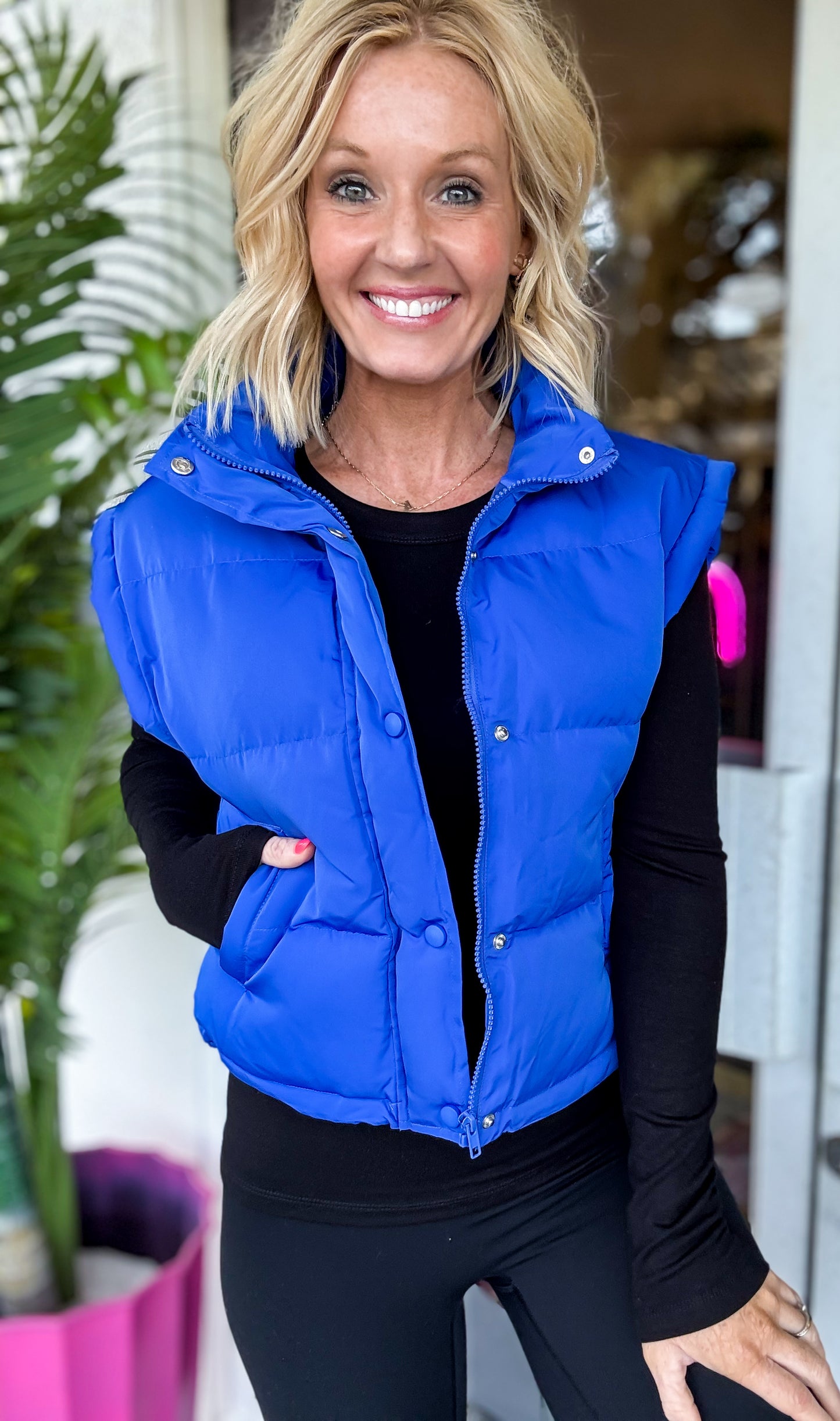 Royal Puffer Vest