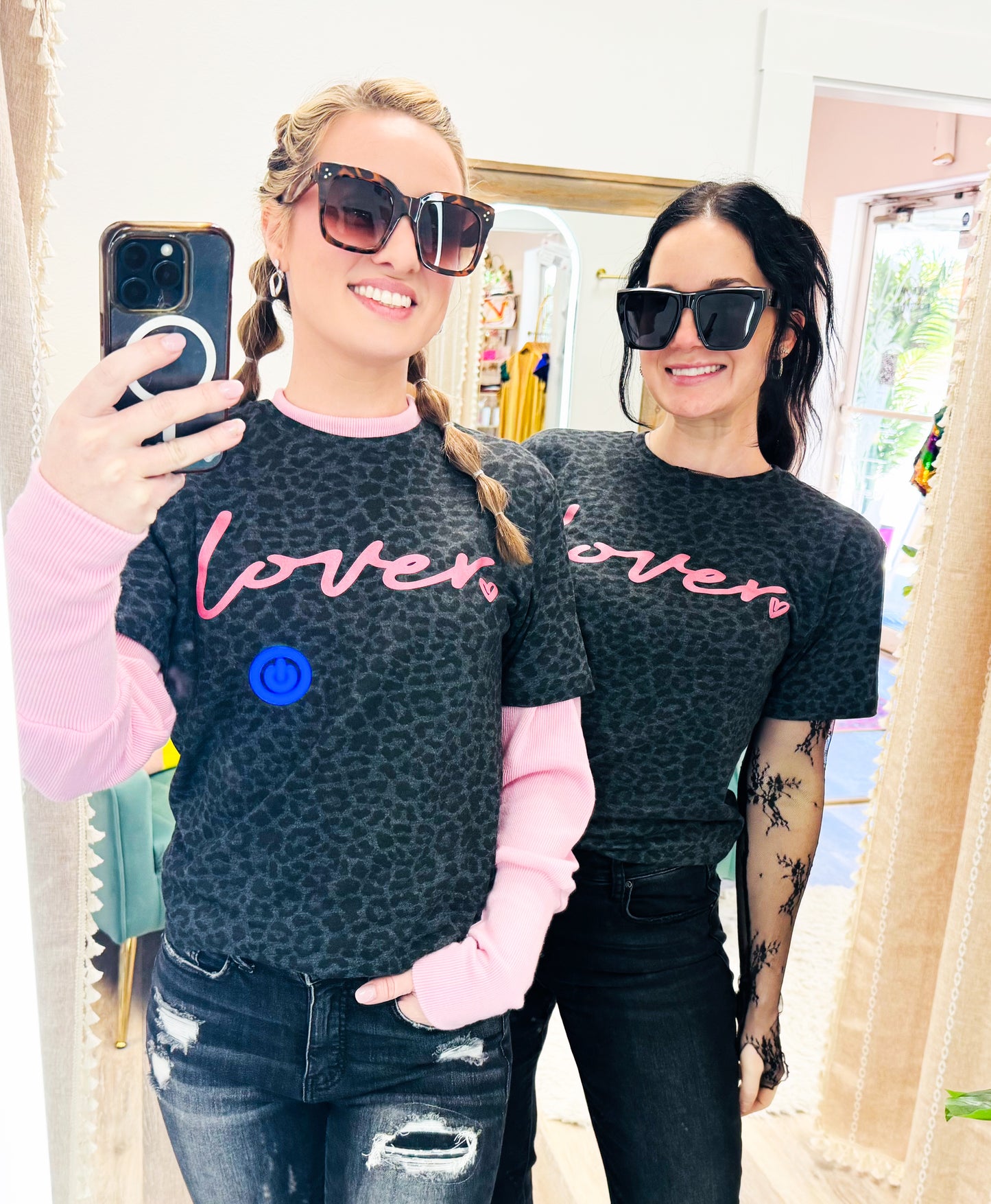 Metallic Pink Leopard Lover