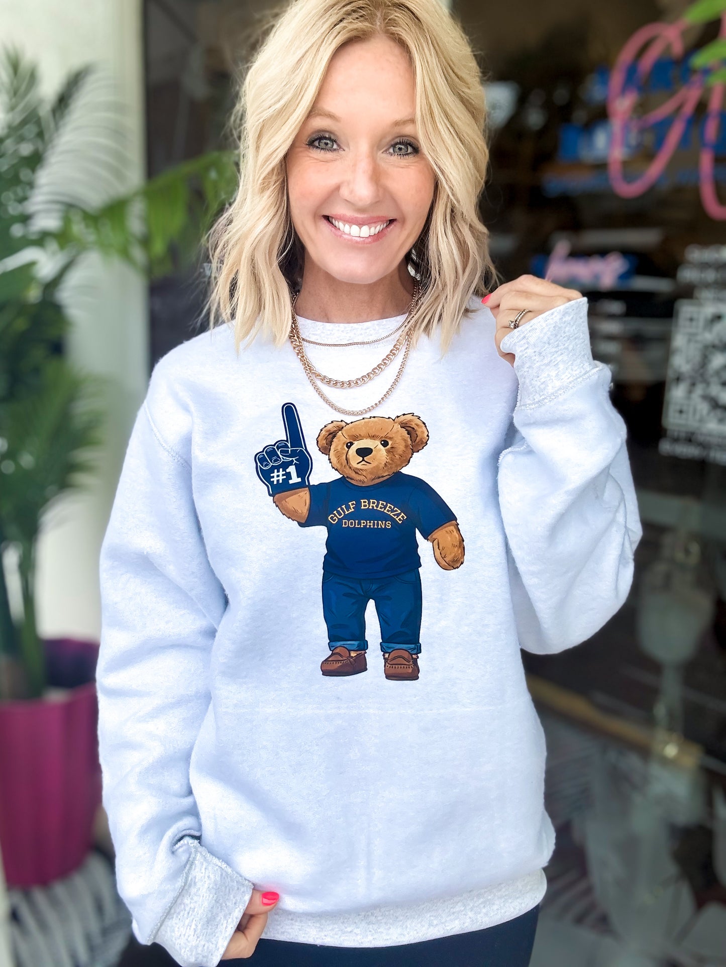 GB Teddy Bear Inside Out Sweatshirt