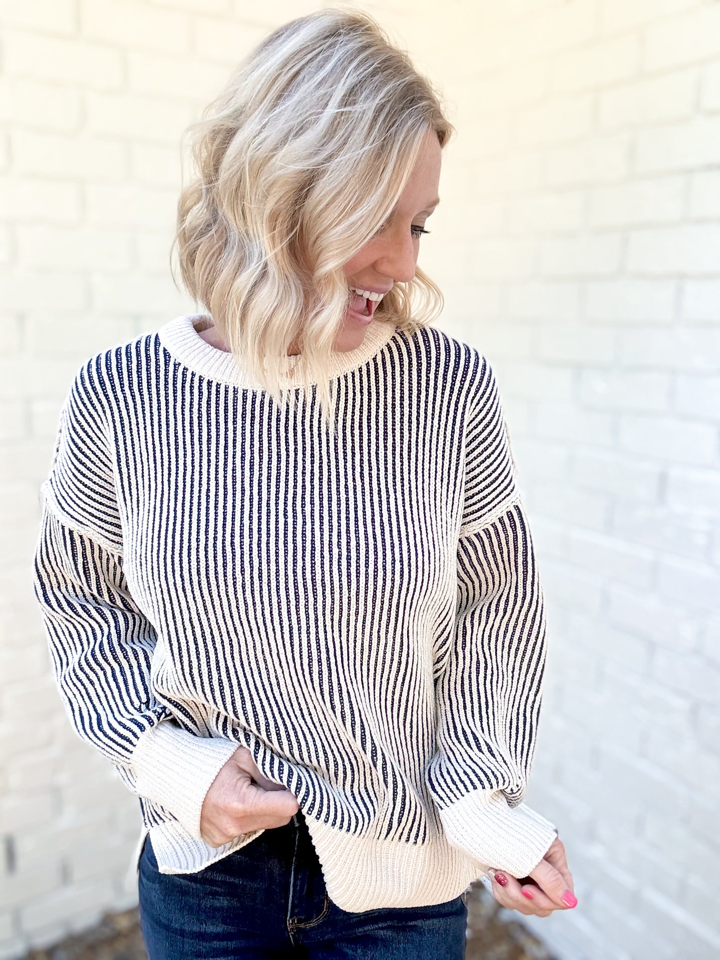 Nautical Nights Navy Sweater