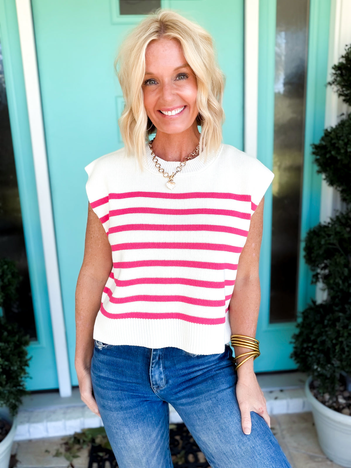 Easy Stripe Vibes Sweater