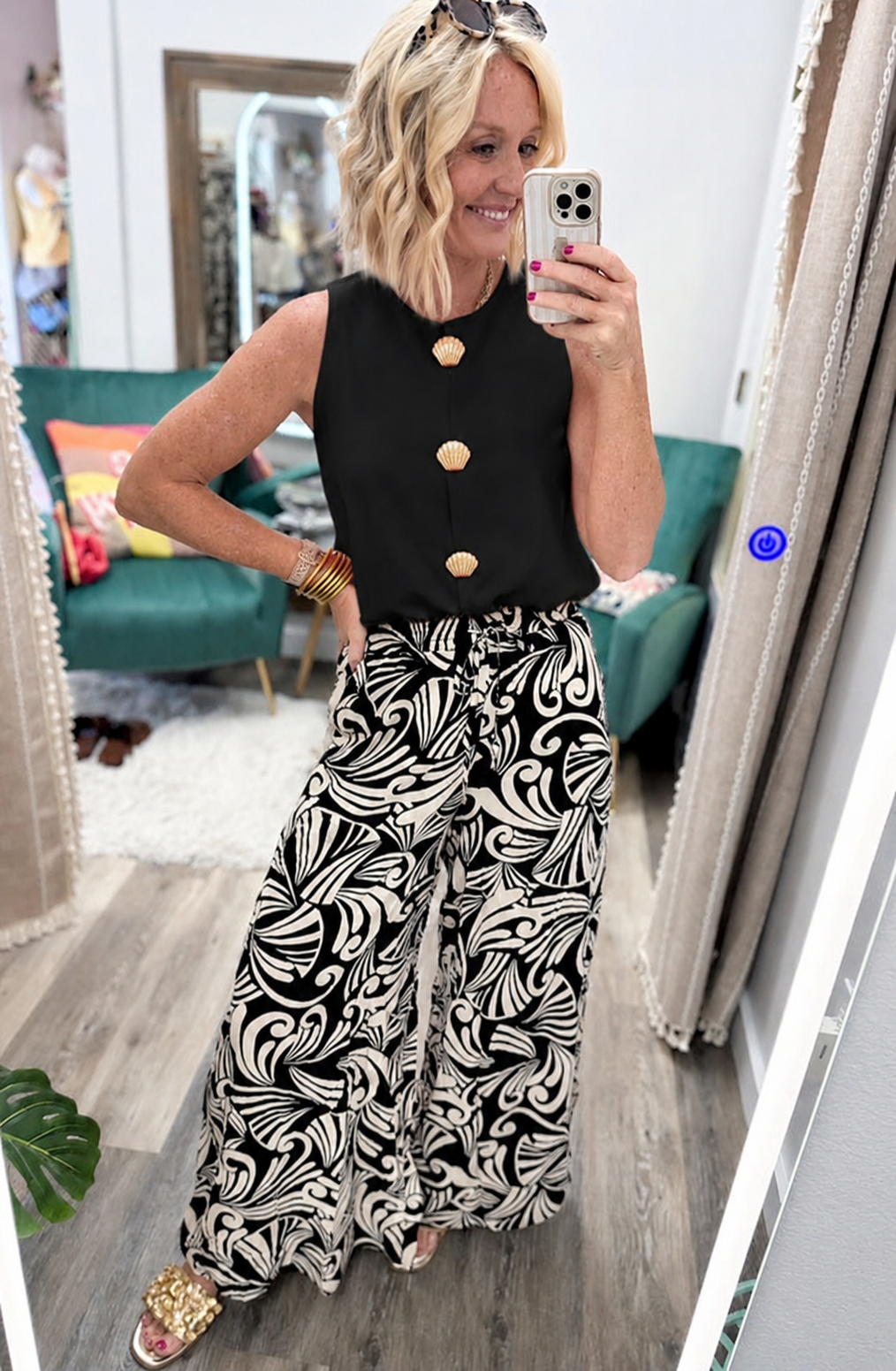 Seashell Sleeveless Top