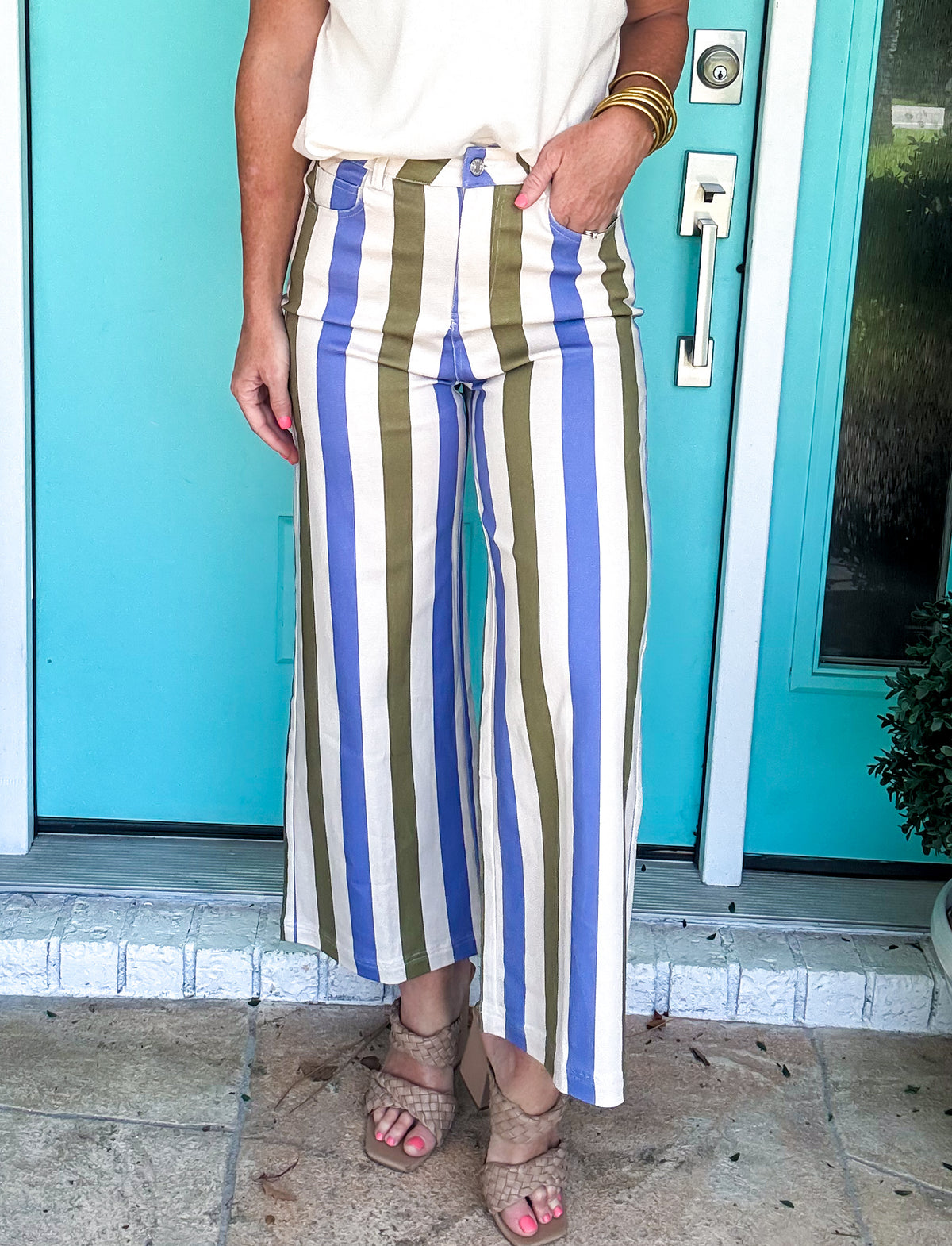 Retro Stripes Pants
