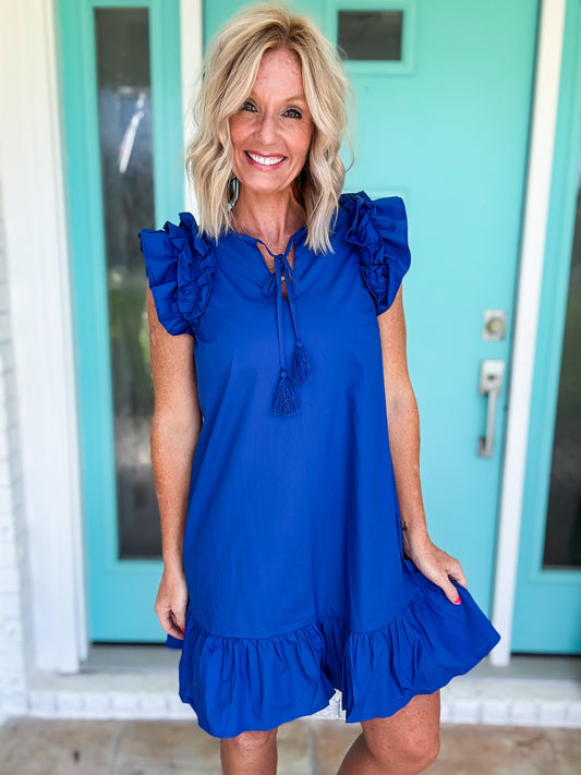 True Blue Babe Dress