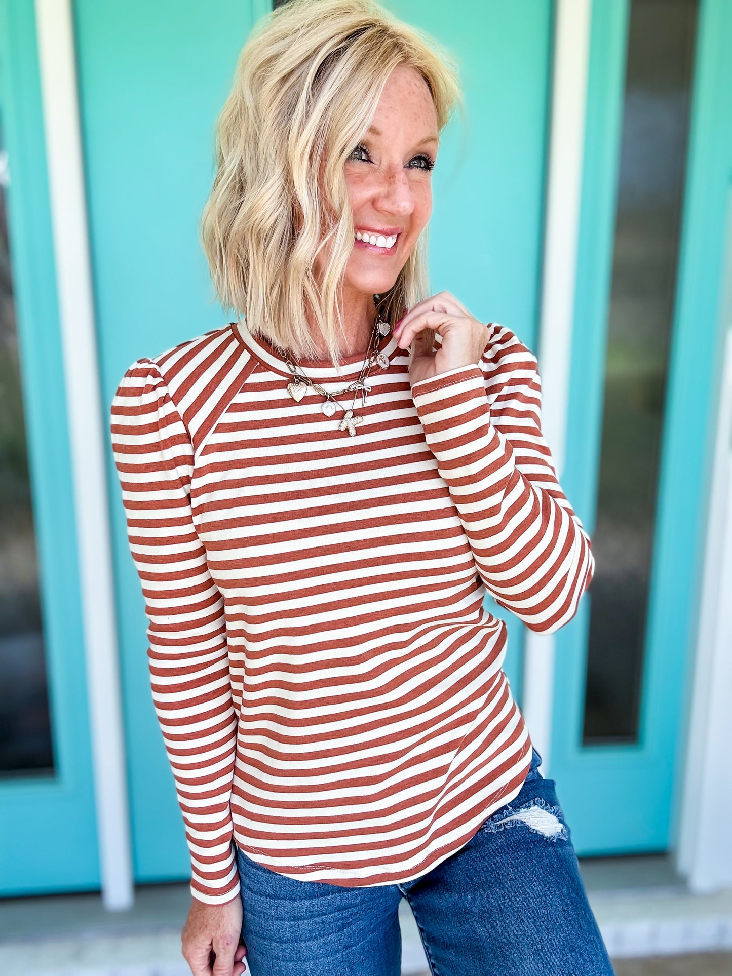 Uptown Stripe Top