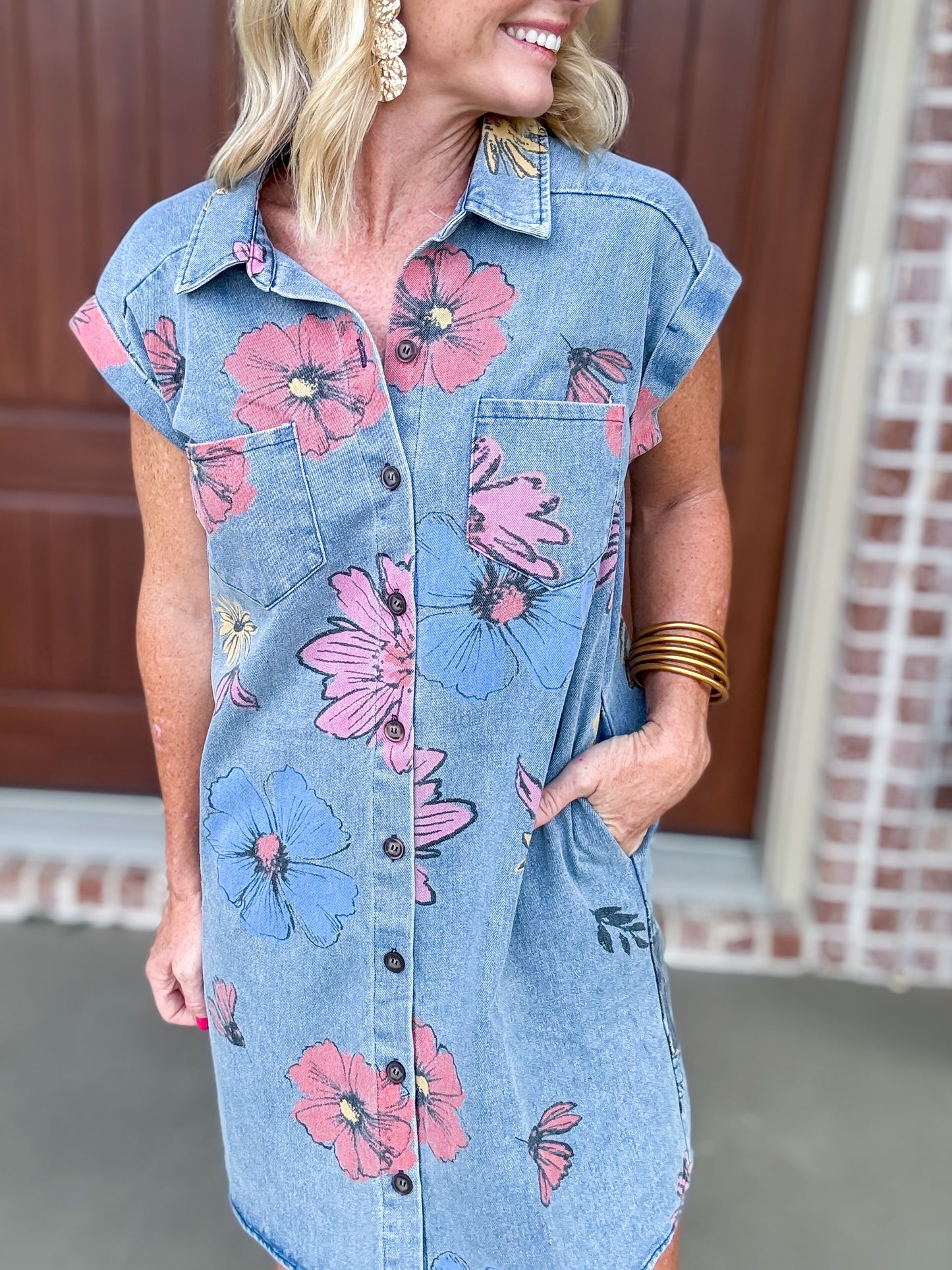 Daisy Denim Dress