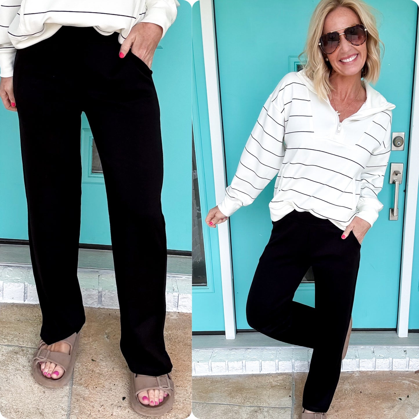 Luxurious Scuba Wide Leg Pants