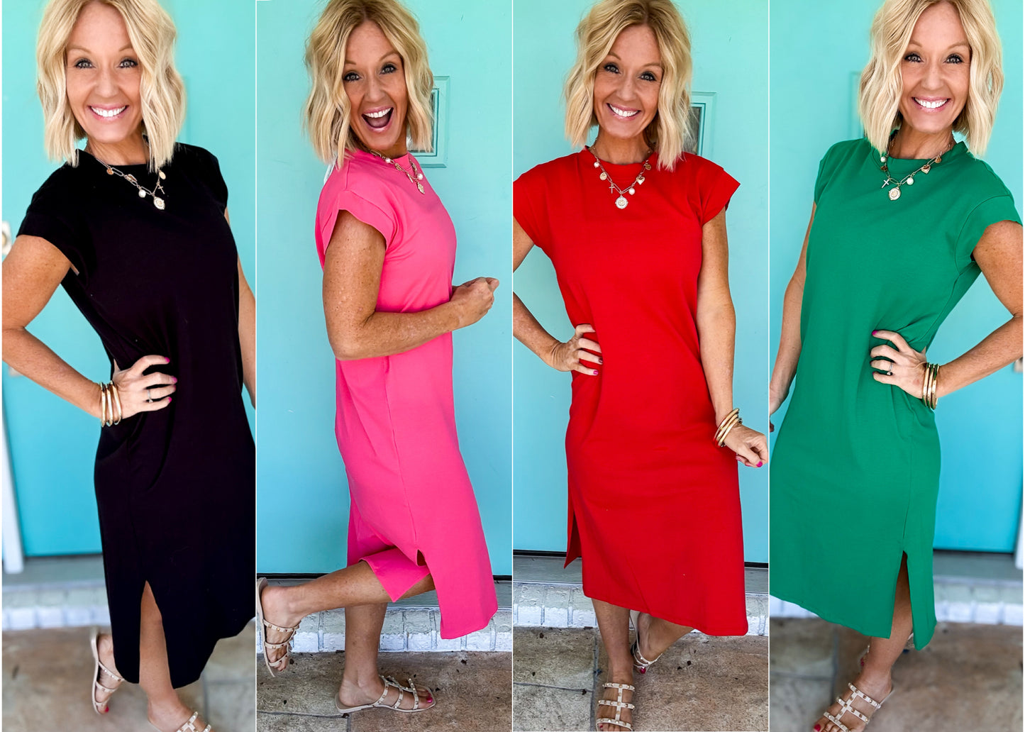 Sunny Days Midi Tee Dress