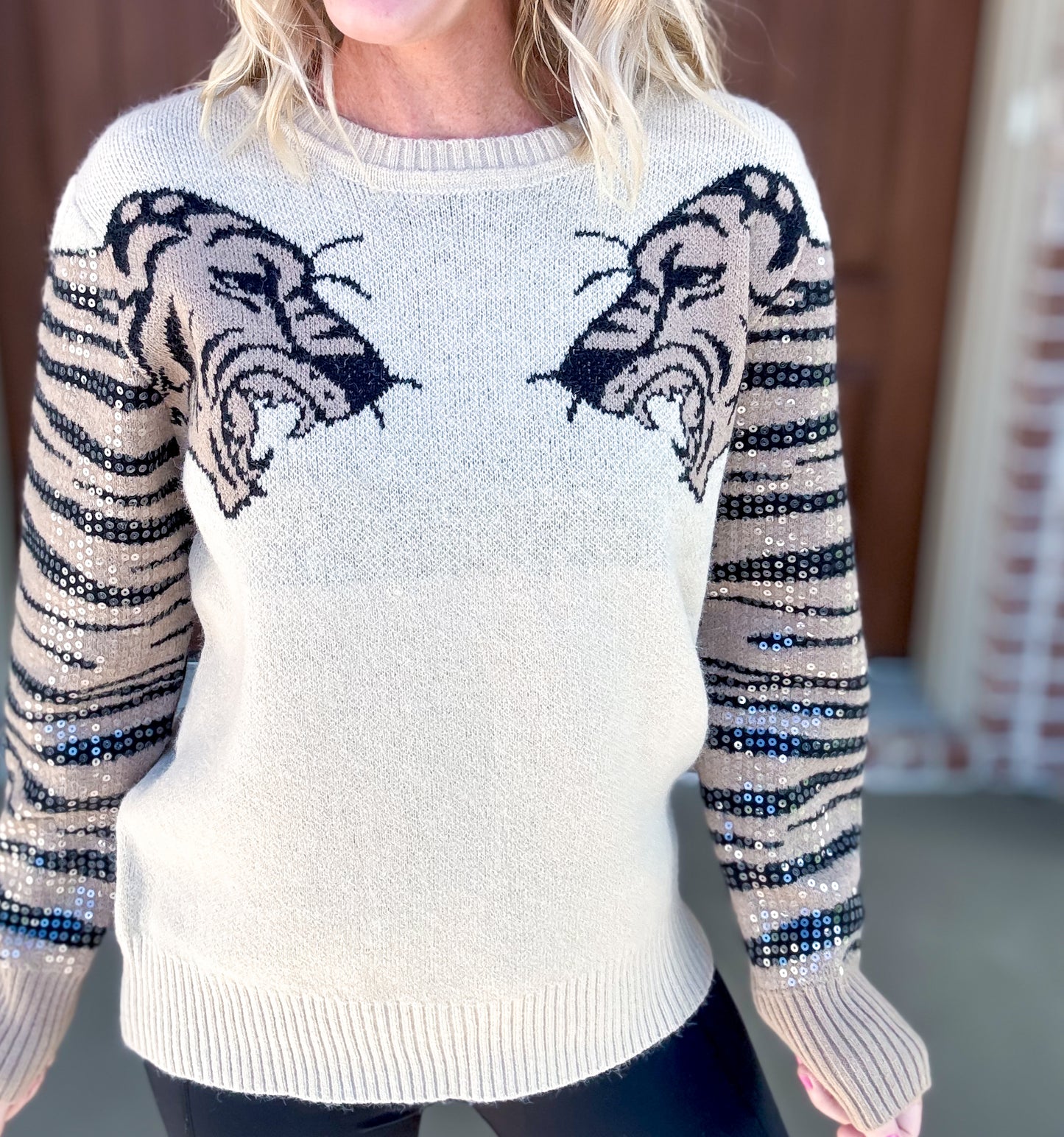 Toni the Tiger Sequin Sweater