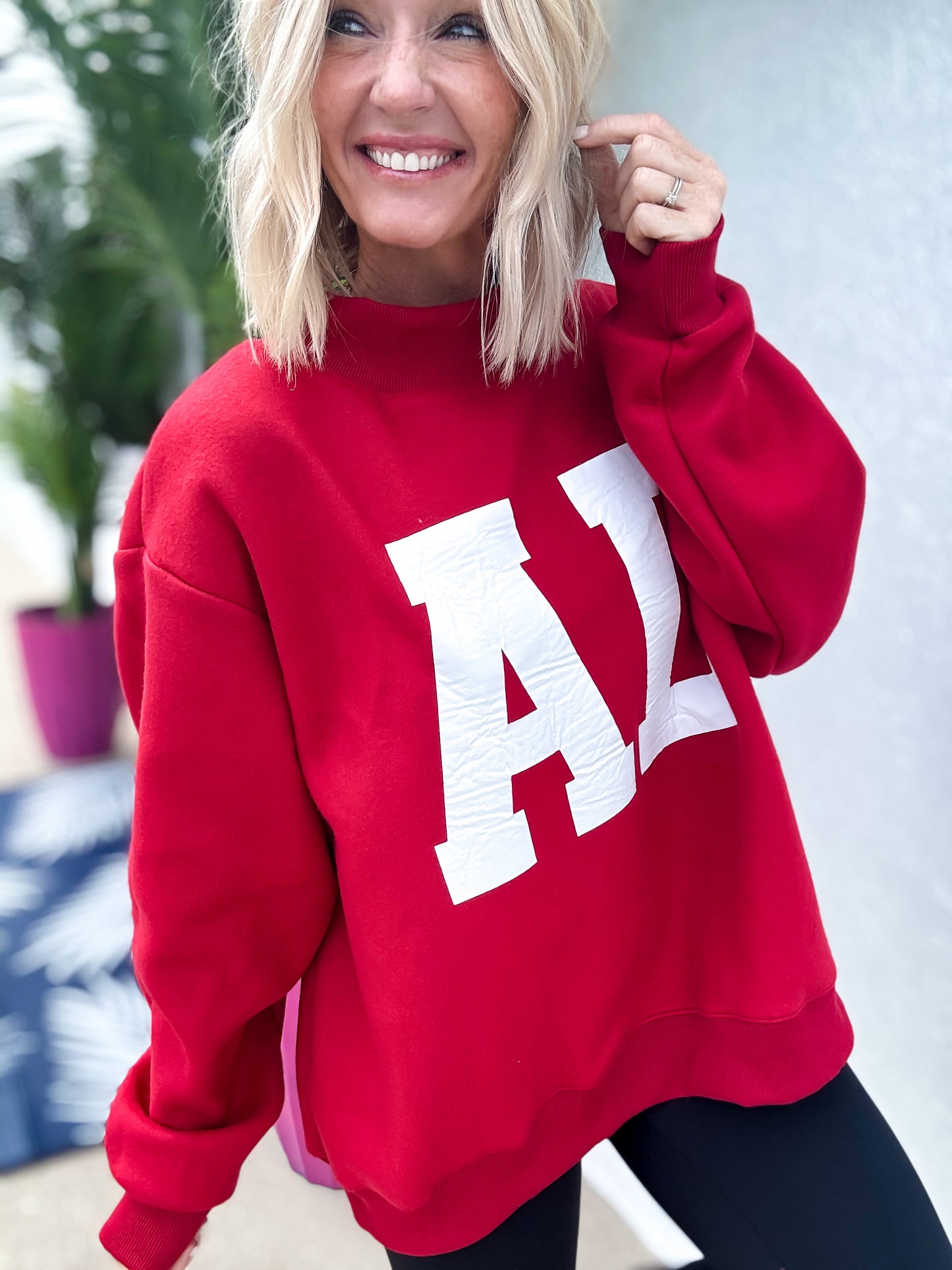 Alabama Reversible Mock Neck Sweatshirt