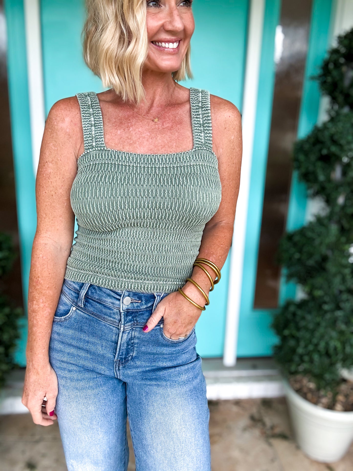 Stonewashed Soul Layering Tank