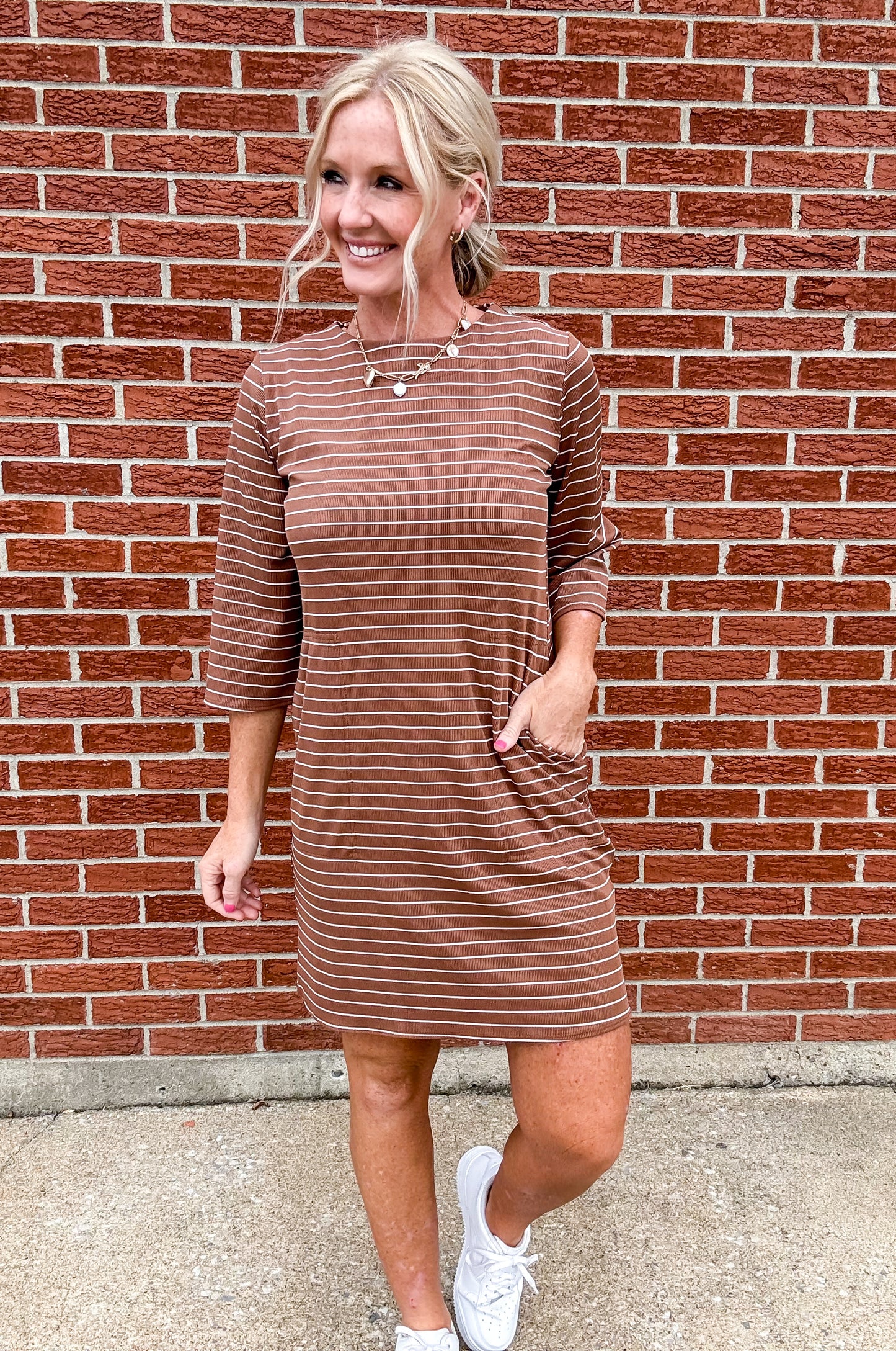 Falling Lines Dress