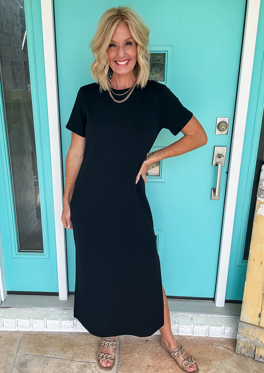 Scuba Serenity Maxi Dress