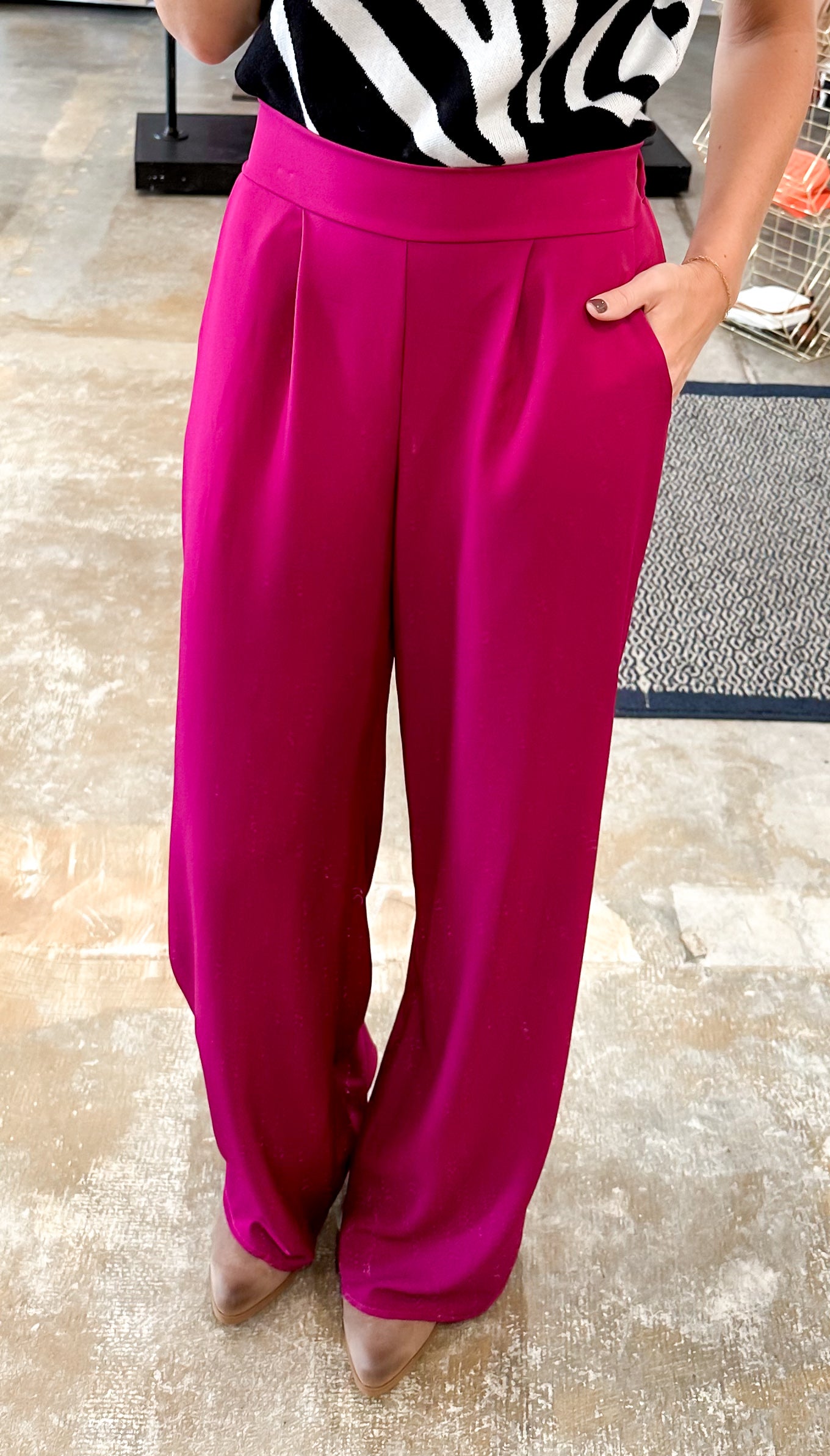 Almost 5 O’clock Stretchy Waist Dress Pants