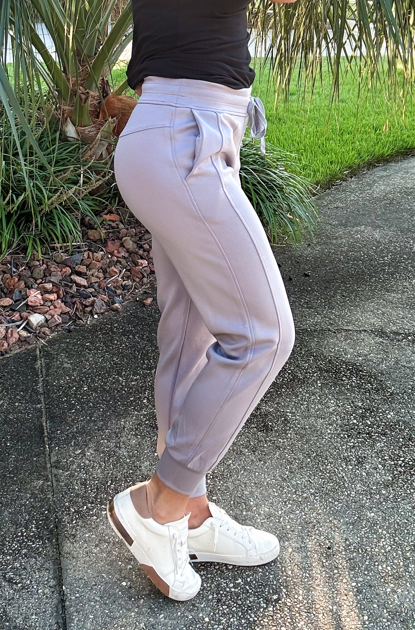 Luxurious Scuba Joggers -- Gray