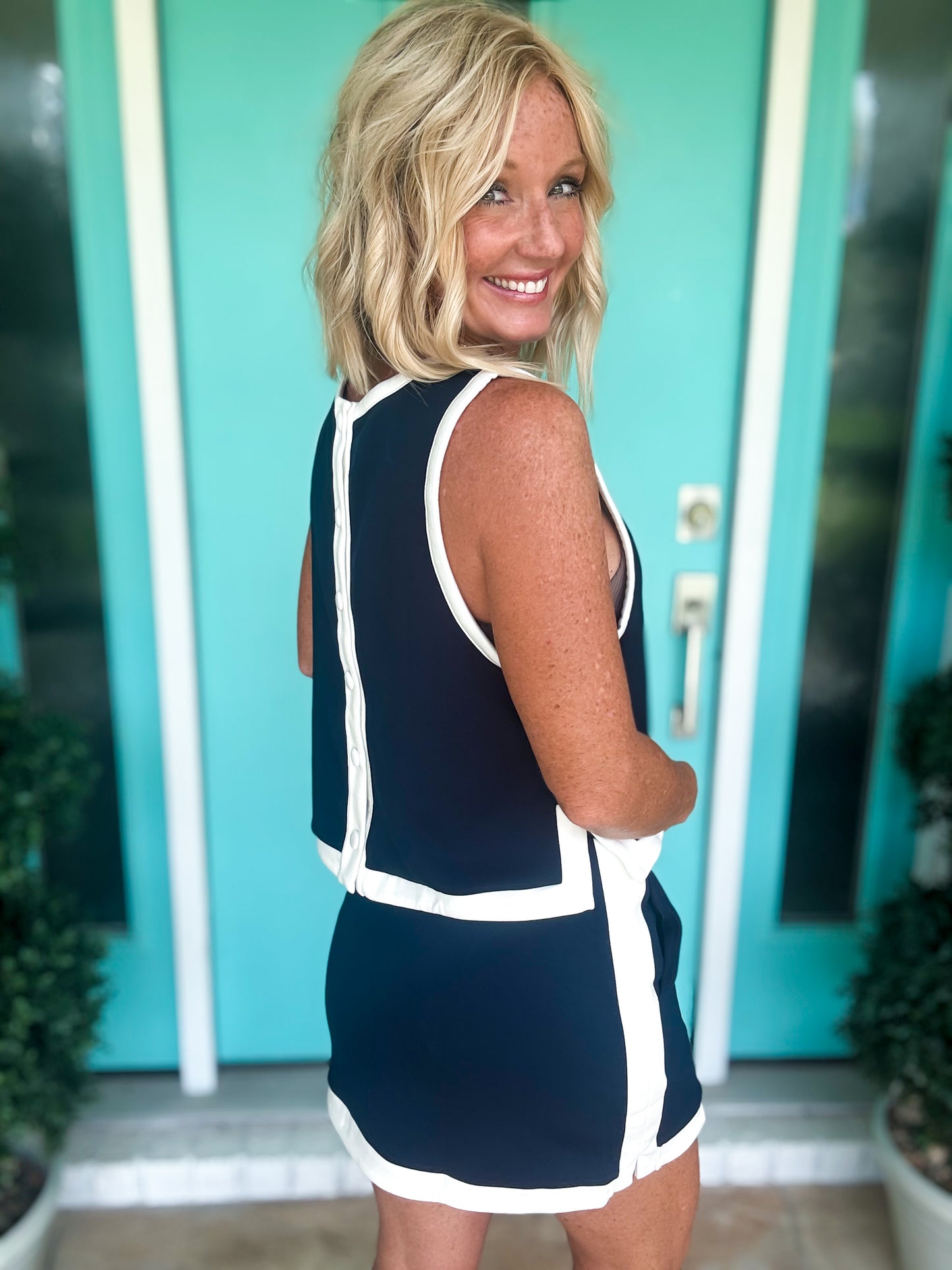 Navy Yacht Club Scuba Skort Set