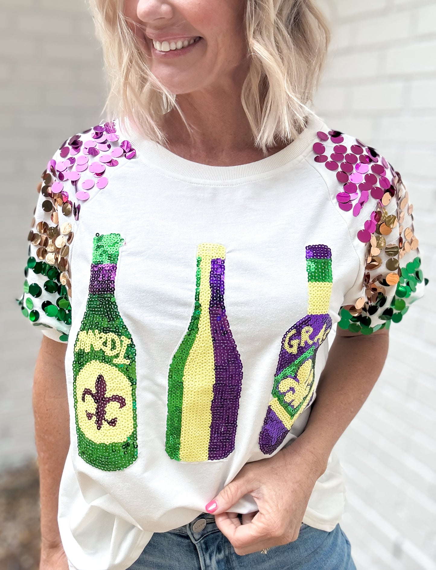 Mardi Gras Bottles Top