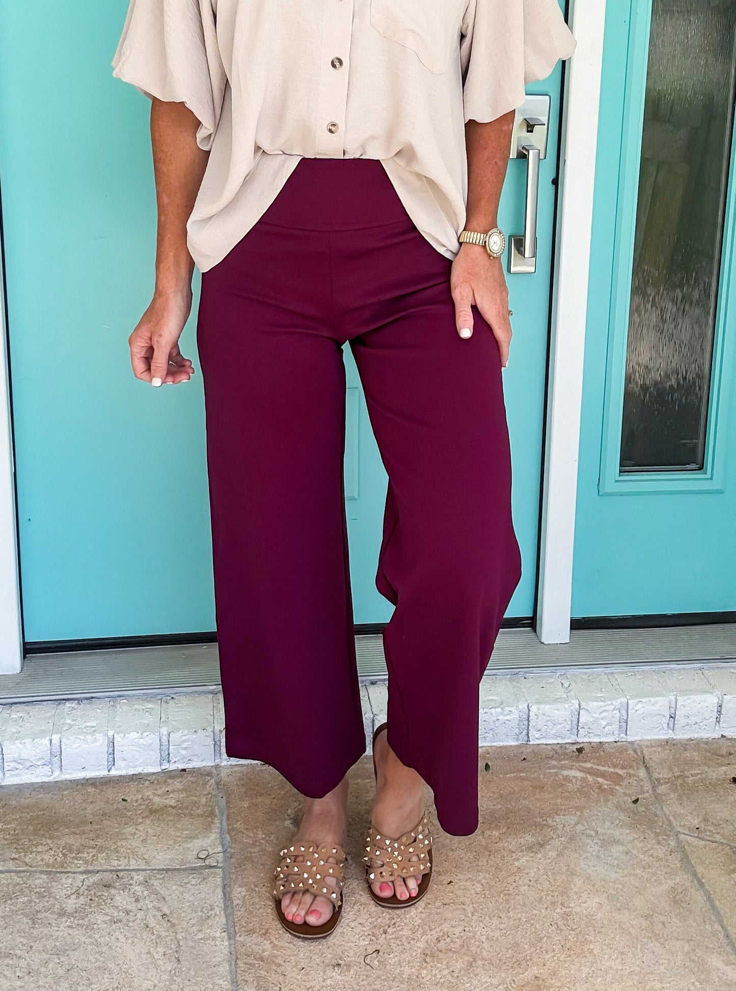 Bella Wide Leg Flex Dress Pants *stretch*
