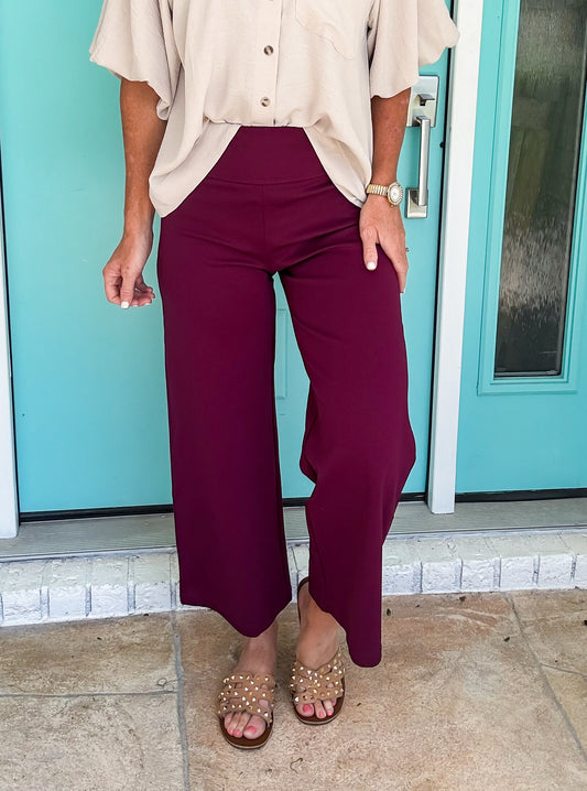 Bella Wide Leg Flex Dress Pants *stretch*