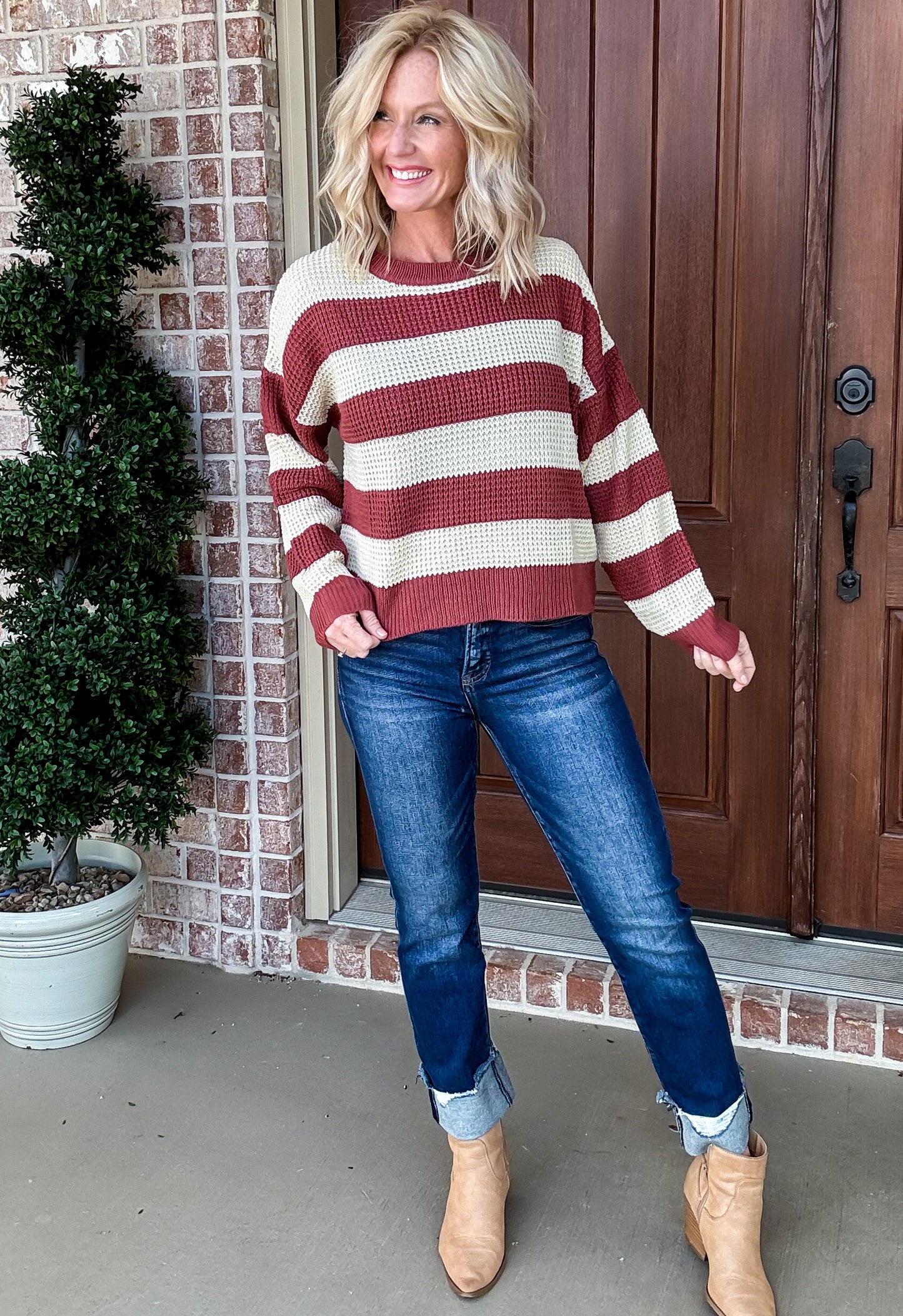 Timeless in Stripes Sweater