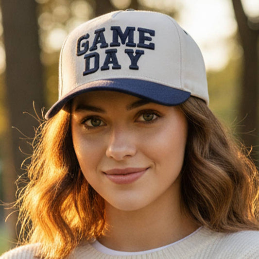 Navy Embroidered GameDay Hat