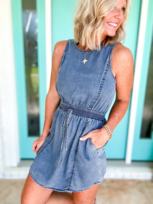 Blue Jean Baby Dress