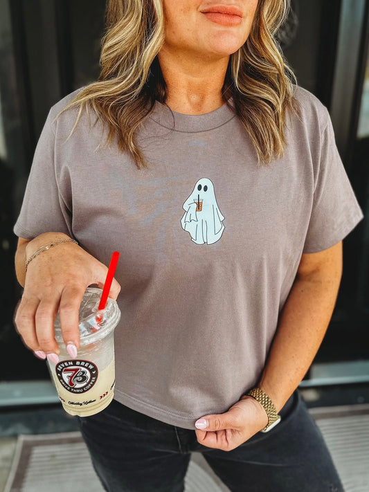 Iced Boo Cropped Tee
