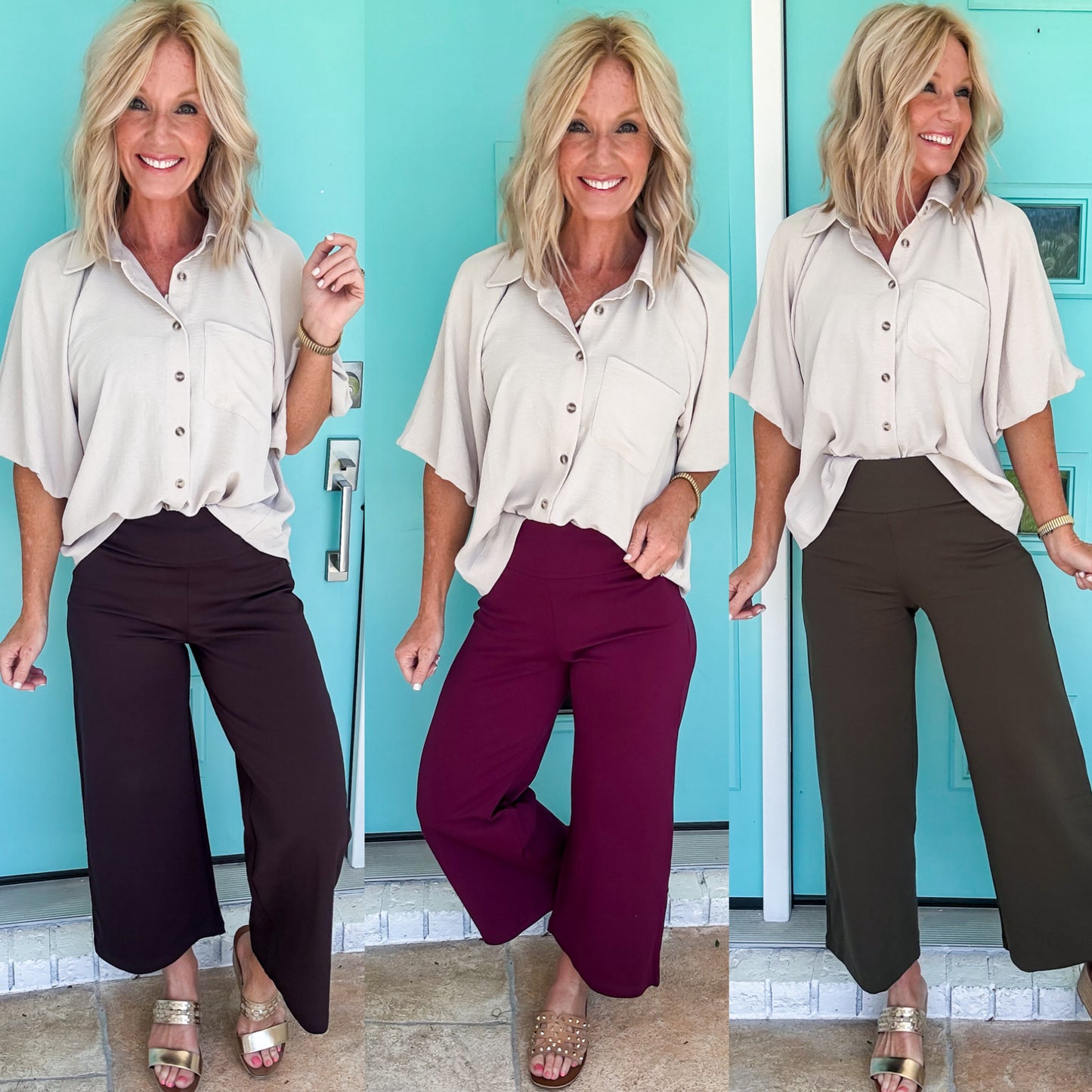 Bella Wide Leg Flex Dress Pants *stretch*