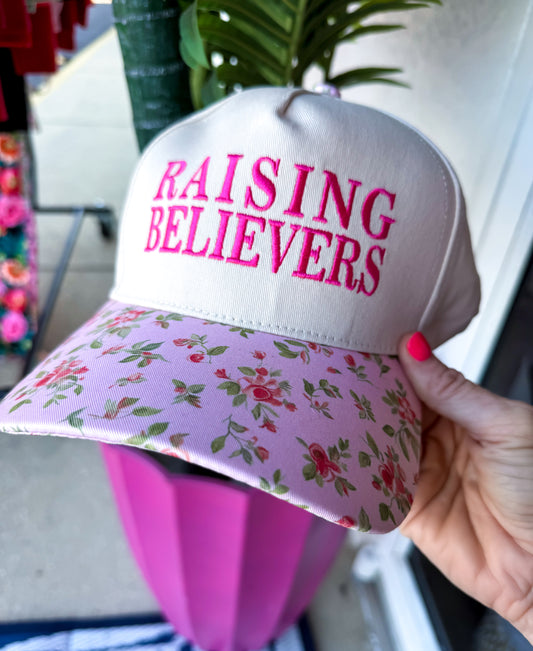 Raising Believers Floral Hat