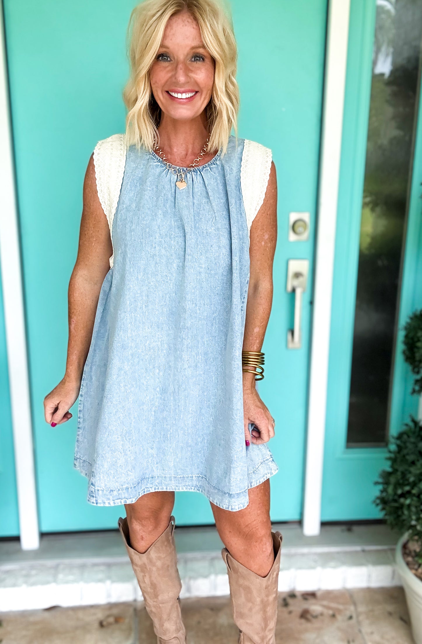 Simply Darling Denim Dress