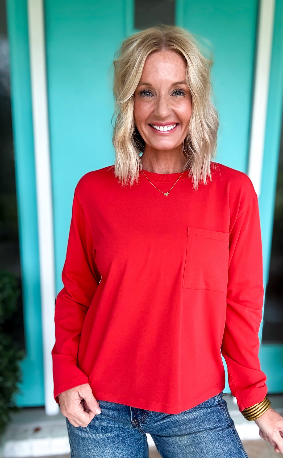 Pima Breeze Pocket Long Sleeve
