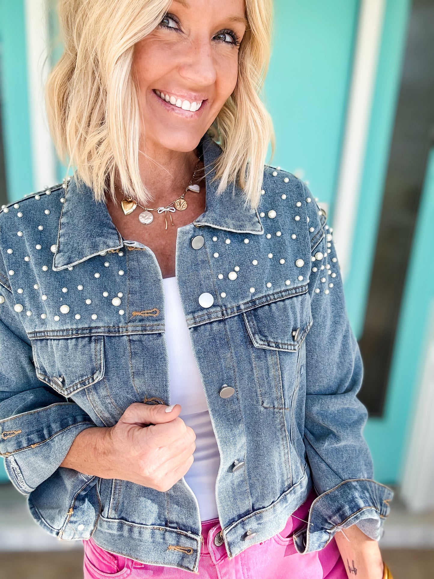 Pearl Icon Denim Jacket