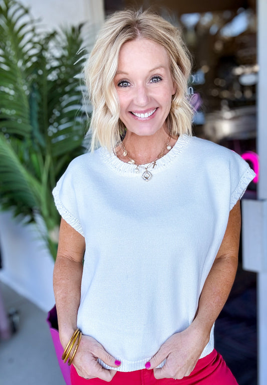 Fresh Air Open Stitch Sweater