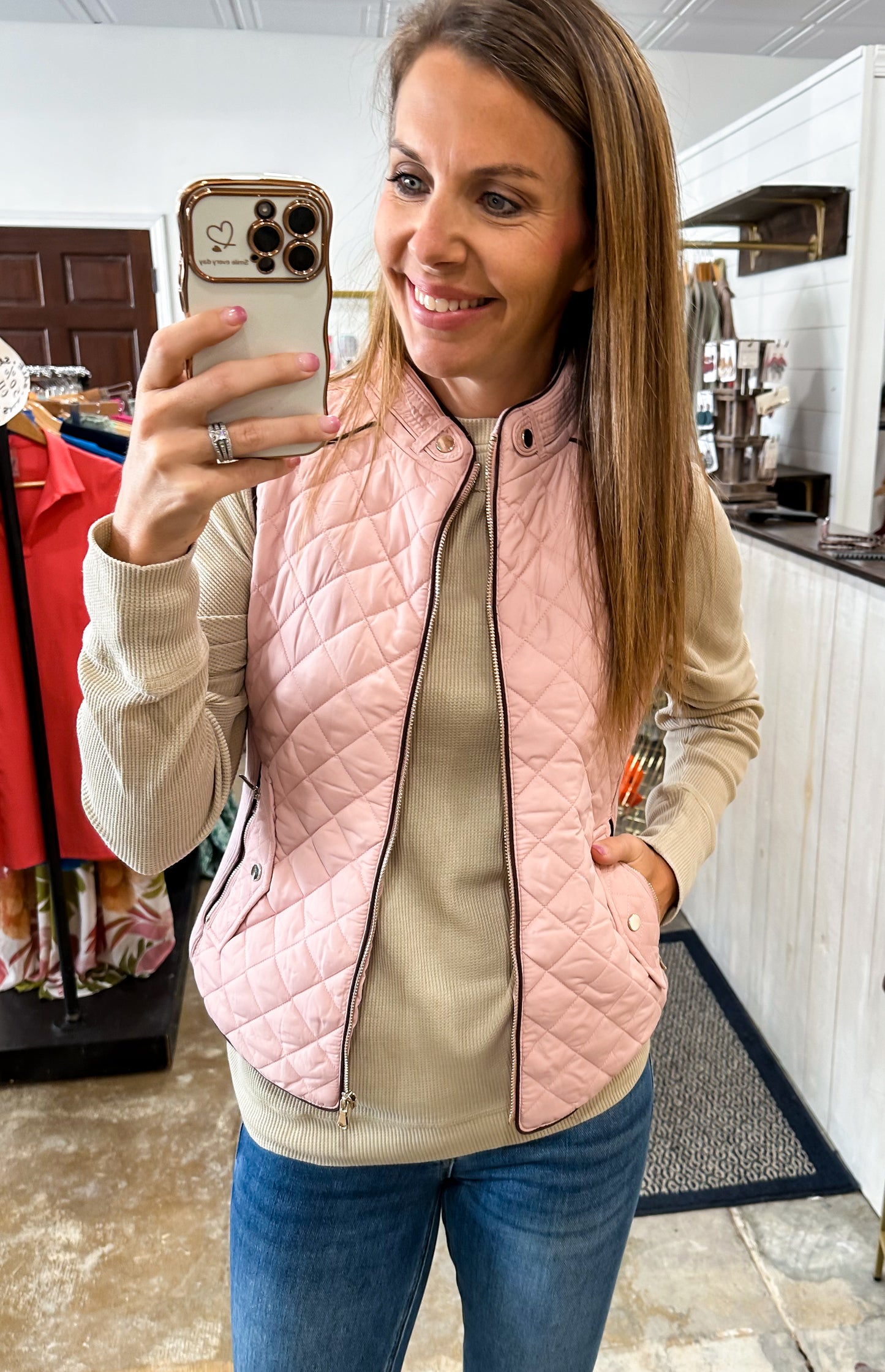 The Susan Quilted Vest