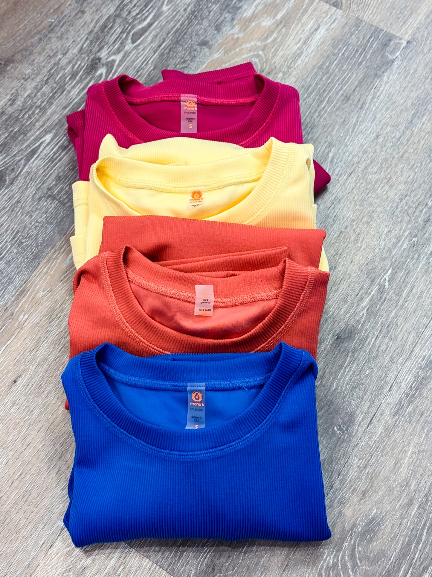 The Best Ribbed Tee by Mono B