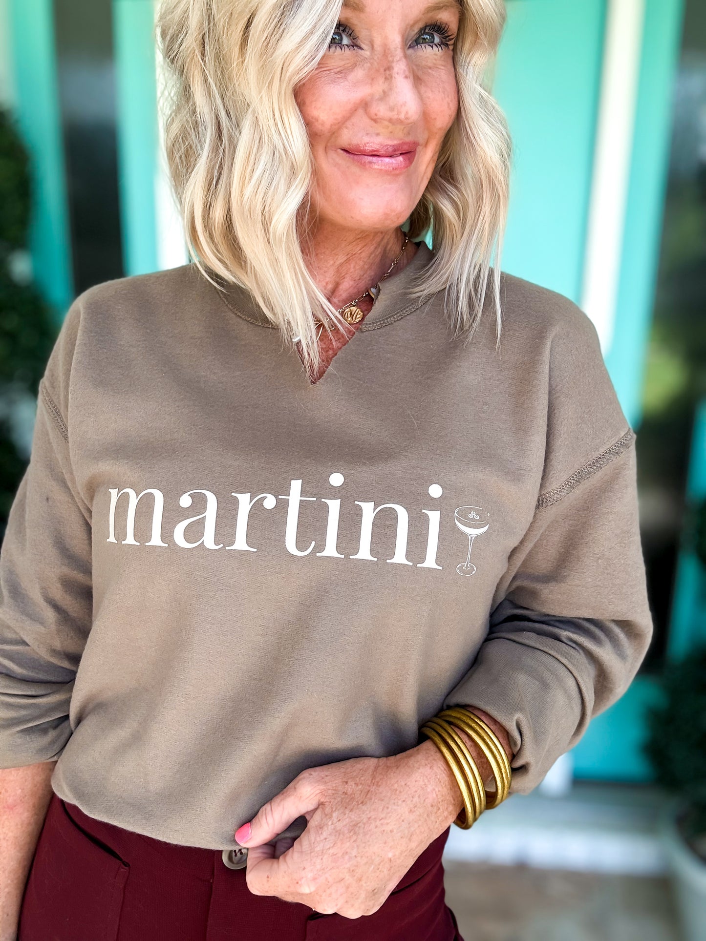 Espresso + Martini Reversible Sweatshirt