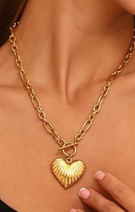 18k Heart Necklace