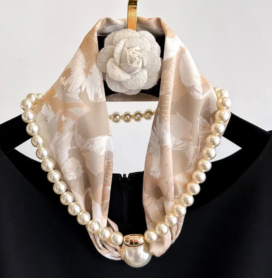 The Charlotte Scarf Necklace *magnetic clasp*
