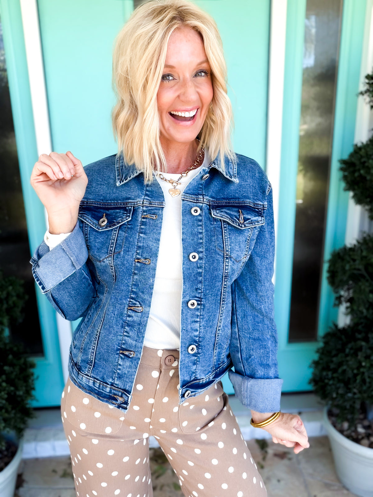 Blue Jean Babe Jacket | Stretch