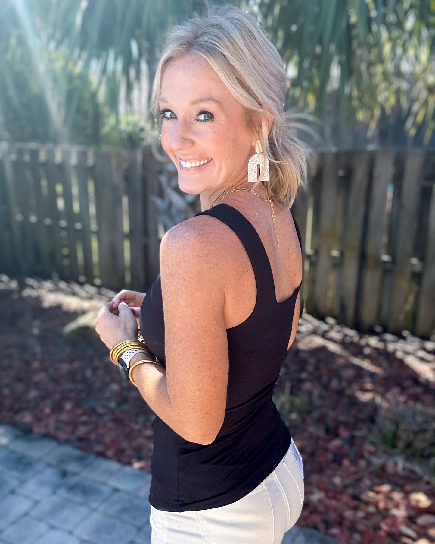 Seamless Square Neck Buttery Tank