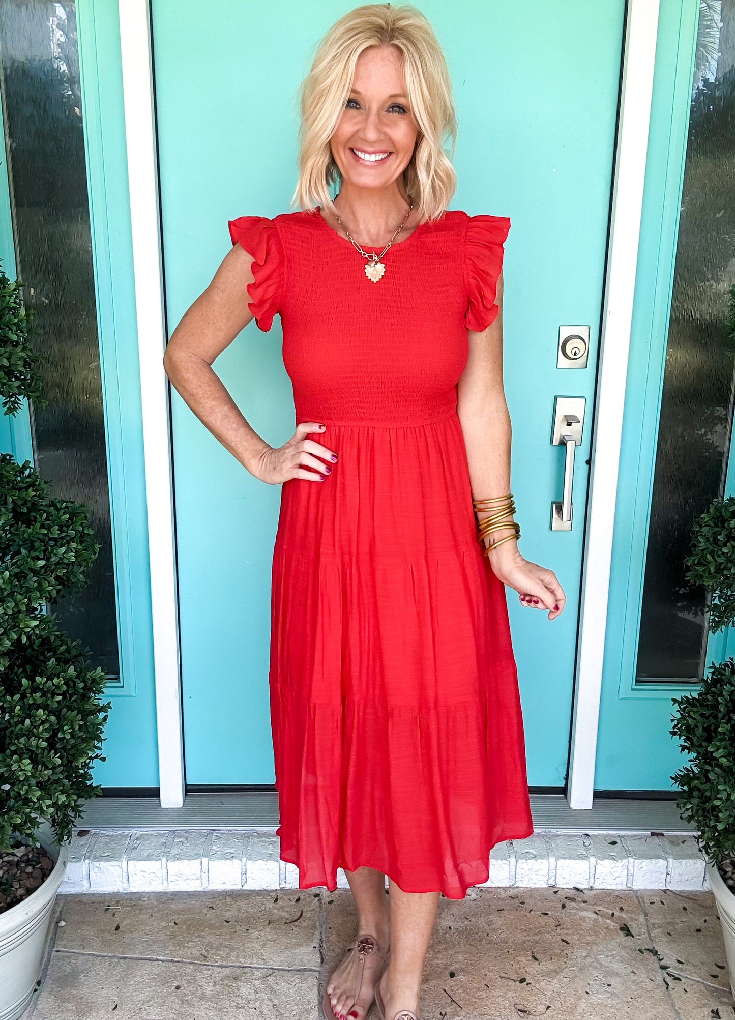Sweet Magnolia Smocked Dress