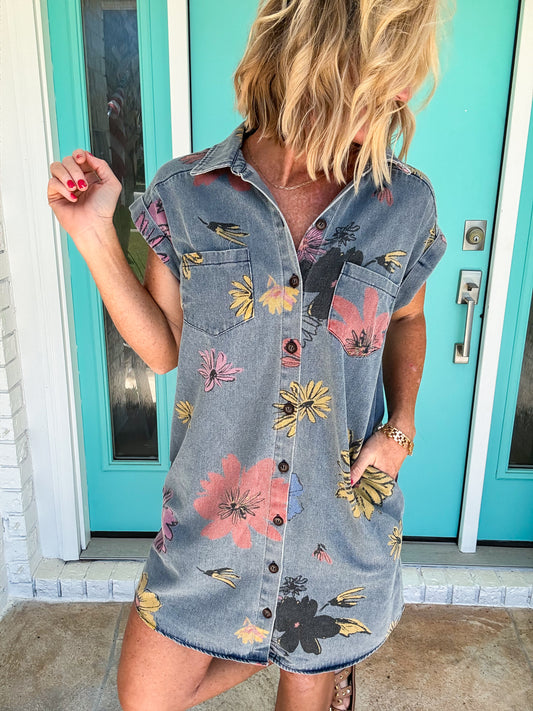 Daisy Denim Dress