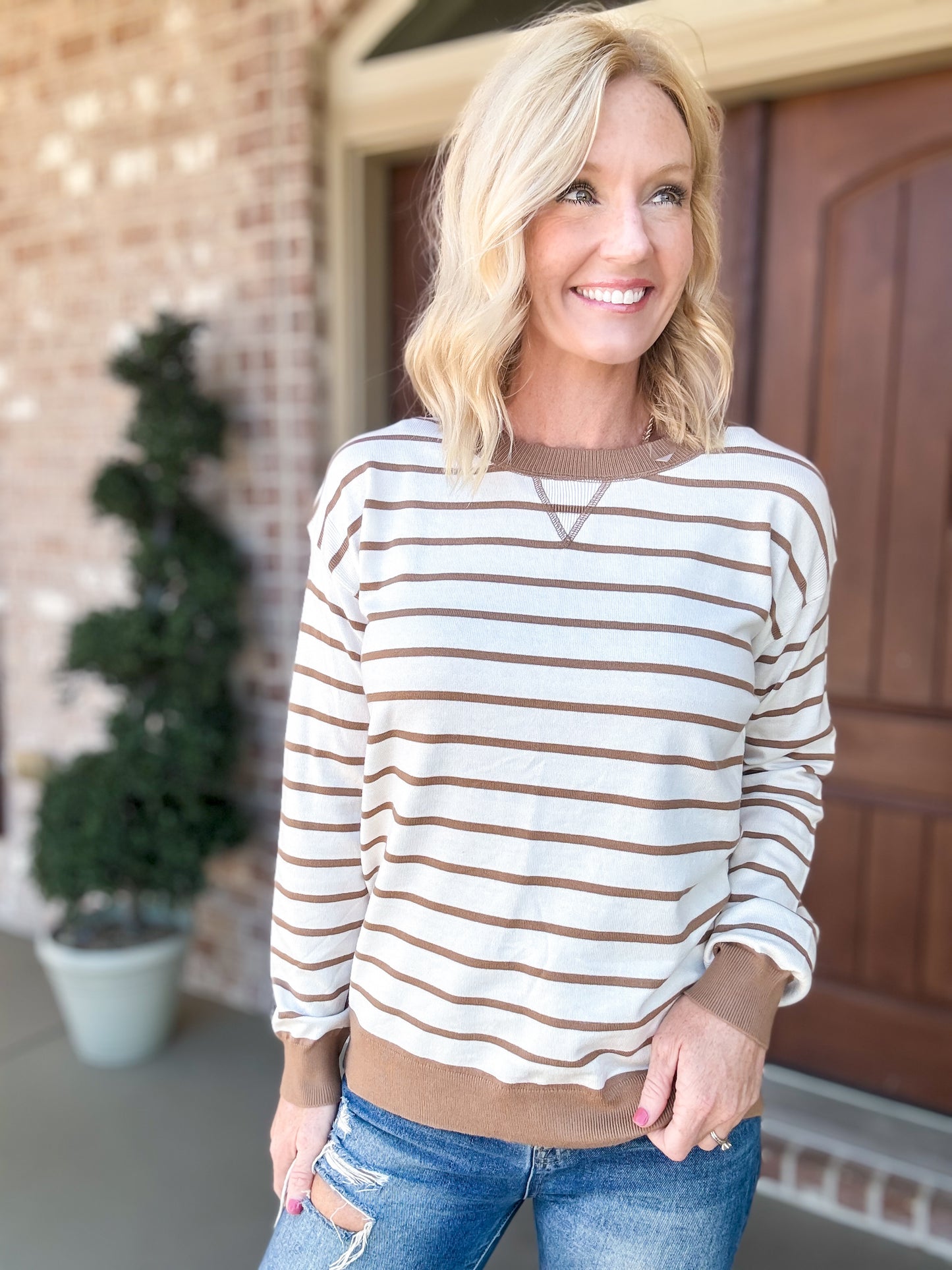 Serious Stripes Sweater