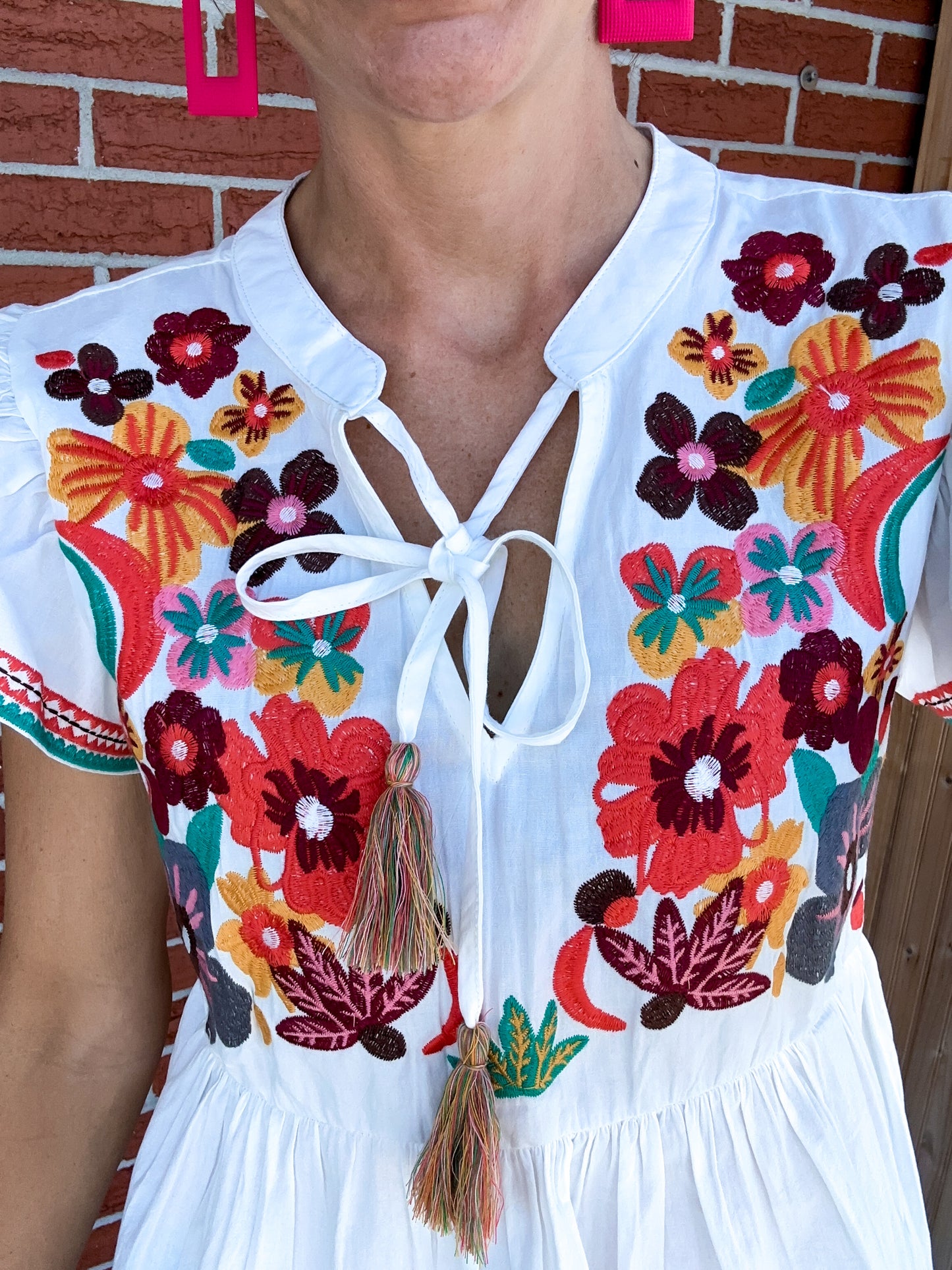 Emily Embroidered Floral Top