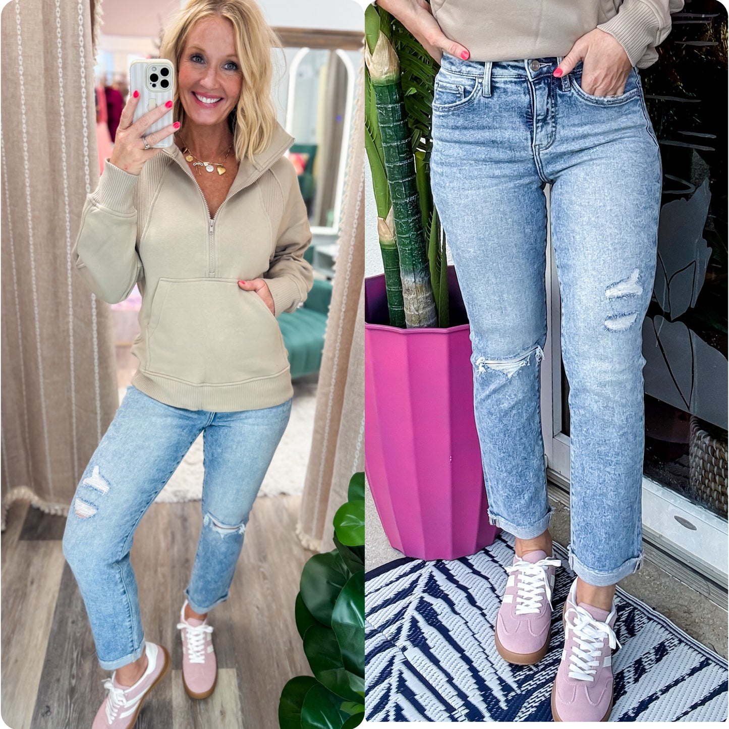 Easy Day Cuff Slim Jeans