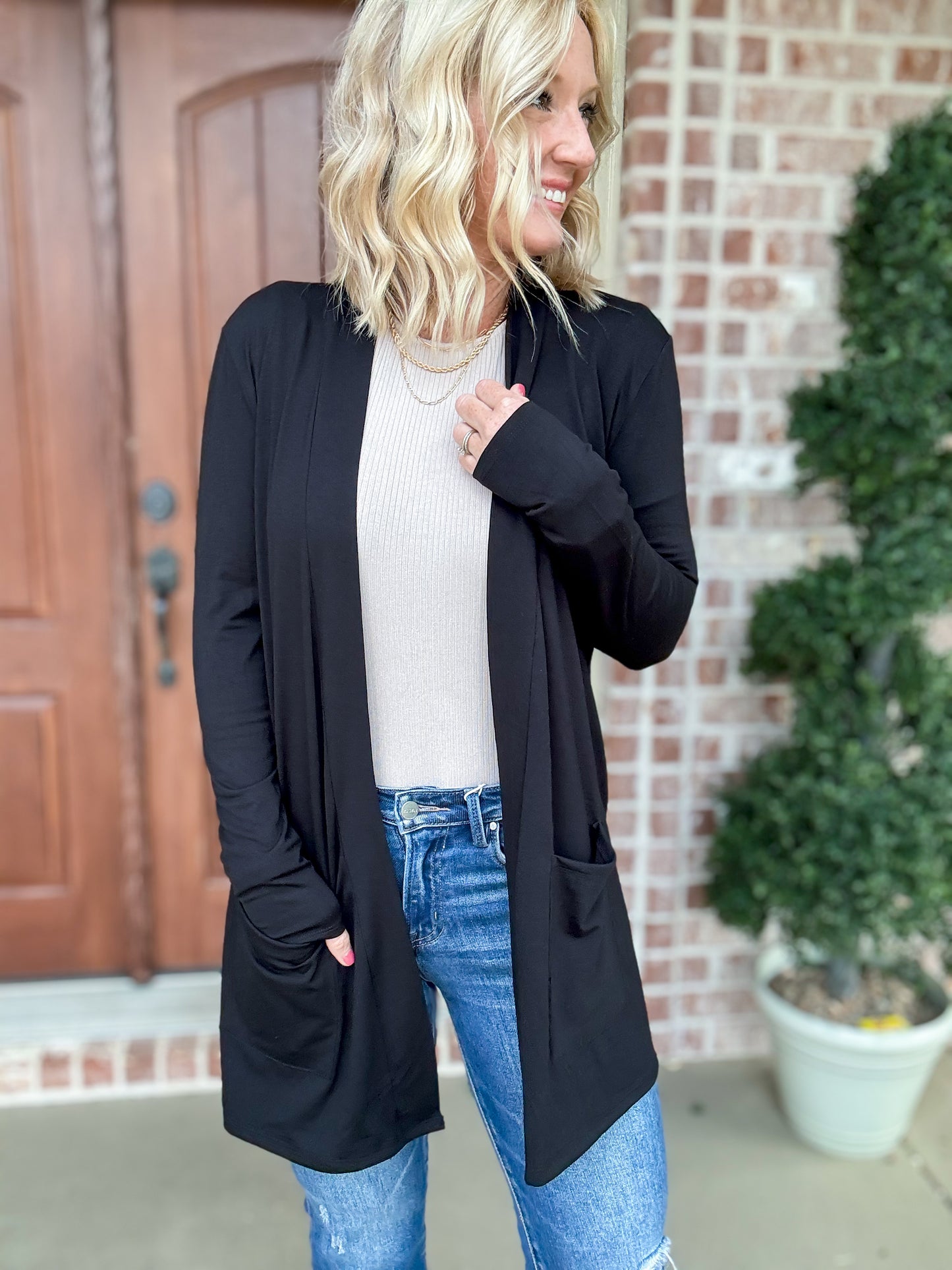 Saylor Slouchy Pocket Cardigan