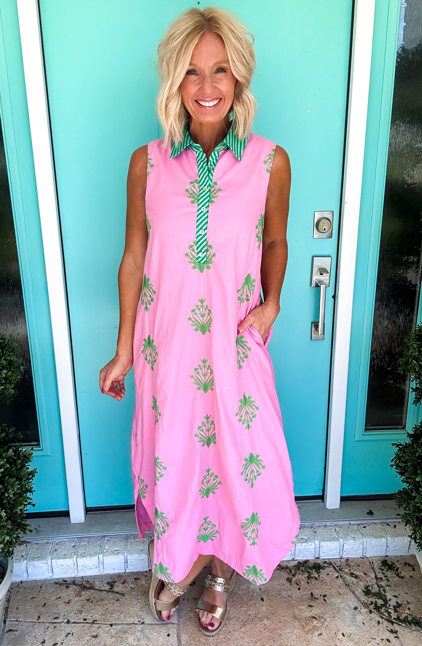 Garden Party Embroidered Dress